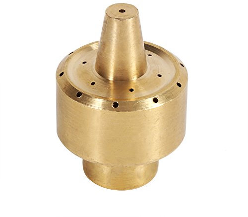 ANKROYU Ugello per Fontana in Stile Colonna, Testa Dell'ugello per Fontana, 1/2 Pollice/3/4 Pollice/1/4 Pollice in Ottone Ugello per Fontana per Laghetto da Giardino(2 Points)