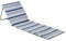 Trail Beach Mat With Adjustable Backrest, Folding Sun Lounger, Lightweight Portable Sunbathing Recliner with Pocket and Carry Handle