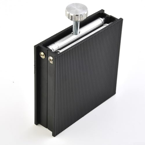 BlissfulAbode Verstellbare Höhe, langlebiger und stabiler Holzbearbeitungsständer, Aluminium-Oberfräsen-Hubtisch, geeignet für physikalische Experimente (Silber), 1183047854