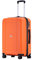 PCG THE HARD CASE (Orange, XL -Premium Hartschalenkoffer-mit TSA Schloss-4 Rollen-Leichter Reisekoffer- robust & stabil -Trolley mit Teleskoparm
