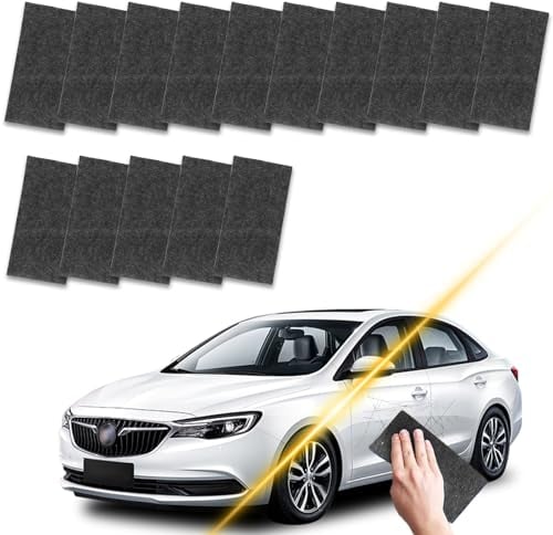 15 Stück Nano Sparkle Tuch Auto Kratzer 2024 Nano Sparkle Cloth for Car Scratch Repair Cloth für Reparatur von Leichten Kratzfarben 20 * 10 cm