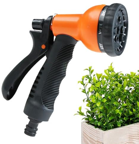 Pulverizador de jardín con manguera | Boquilla de manguera de riego | Aspersor manual de alta presión, boquilla de pulverización para manguera, boquilla de agua de jardín, boquilla para