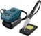 URUN Battery Soldering Iron Set for Bosch 18 V PBA Home and Garden System Battery, 60 W LCD Adjustable Temperature 180-480 °C Cordless Soldering Iron with Suction Rod Work for Bosch PBA Battery