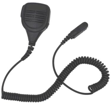 PLACKE Microfono Altoparlante Vivavoce Adatto for Motorola DEP550/e DEP570/e DP2400e DP2600e DP3441e Tetra Radio MTP3150 MTP3250 MTP3500 MTP6750
