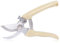 Heavy Duty Garden Secateurs, Secateurs Pruning Scissors with Safety Locking Device, Gardening Pruning Shears, Bypass Pruners for Flowers Fruits Gardening Plants Branches(Ivory White)