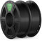 DEEPLEE PLA PRO Filament 1.75mm, Stärkere Zähigkeit 3D Drucker Filament, PLA Filament Maßgenauigkeit ±0.02 mm, Sauber gewickelt, Einfach zu drucken, Passend für die meisten FDM 3D Drucker, Schwarz 2KG