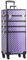 Warmiehomy Kosmetikkoffer 4 in 1 Kosmetikkoffer Trolley Großer Friseurkoffer Trolley Make up Koffer mit Beautycase Abschließbarer Schminkkoffer Damen auf Rollen für Reise Kosmetikerin Friseurein, Lila