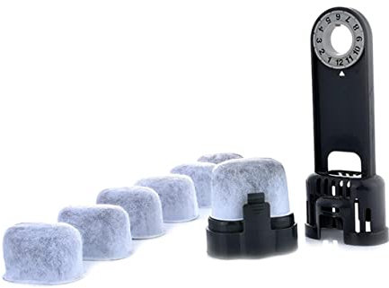 OFFSCH 6pcs Filters Replacement Cartridges for Coffee Machines Water Purification Filter Holder