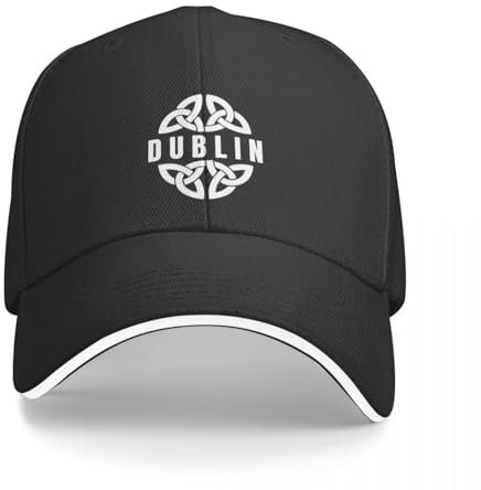 CWCMZDH Baseballmütze Basecap Dublin im Inneren eines keltischen Design Baseball Cap Papa Hut Bergsteigen Frauen Männer