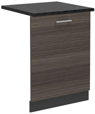 Vicco Tapa del lavavajillas R-Line, Gris Noble, 60 cm, ET Antracita