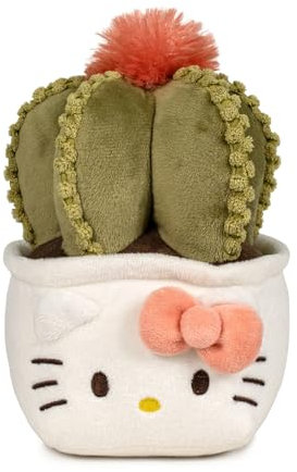 Peluche Hello Kitty - Cactus Killa 25 Cm - Verde e Bianco