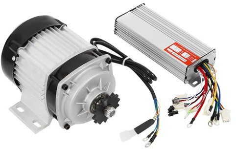 Elektromotor 48V 750W,Elektrischer Bürstenloser Motor mit Controller,3100RPM,für Dreiräder, E-Bikes, Elektroroller,E-Scooter, Dirt Bikes, Go-Karts Umrüstsatz