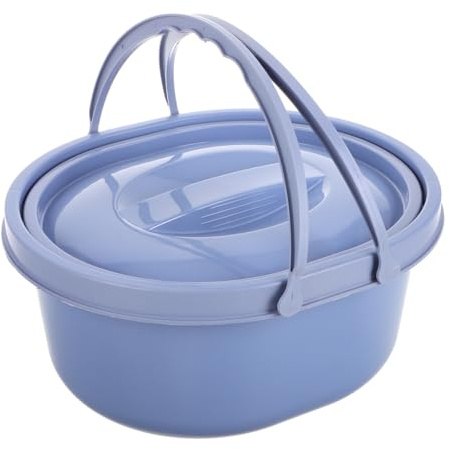 Portable Toilet for Adults PVC Thickened Bucket with Lid and Dual Handles | Camping Potty, Portable Toilet for Car Use, Portable Travel Urinal, Easy to Clean and Carry