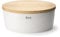 Continenta Brottopf oval mit Holzdeckel 36x23x15,5 cm Keramik
