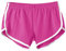 Short court sexy pour homme - Yoga Active - Short d'entraînement solide et décontracté - Short d'été - Bikini avec short pour femme - Ensemble fluo, Rose, S
