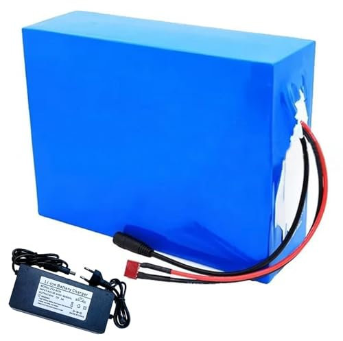 GNIUBBDB 72V 20Ah E-Bike Batteria agli Ioni di Litio con 84V 3A Caricabatteria 20S4P Bicicletta Elettrica Scooter Batteria Incorporata BMS per 250W 300W 350W 500W 750W 1000W Motore T Plug