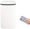 Jung AIR TV07 mobile Klimaanlage mit Fernbedienung, 4,1 KW, 14000BTU, 60dB, 24h-Timer, Entfeuchtungsfunktion, Klimagerät Mobil mit Abluftschlauch, Energieklasse A, 140m³ Raum Kühlung, Weiss