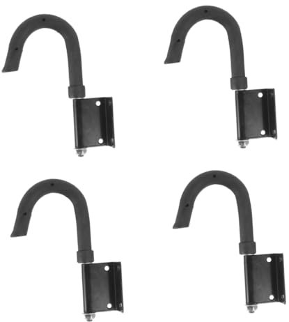 SHINEOFI 4pcs Heavy Duty Ladder Hooks for Outdoor Use Telescopic Ladder Stabilizer for Garage Roof