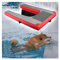 rampa de agua para perros Rampa de agua para perros para piscina, muelle flotante inflable y rampa para botes para perros de alta resistencia para perros de hasta 104 kg, escalera de agua portátil(Red