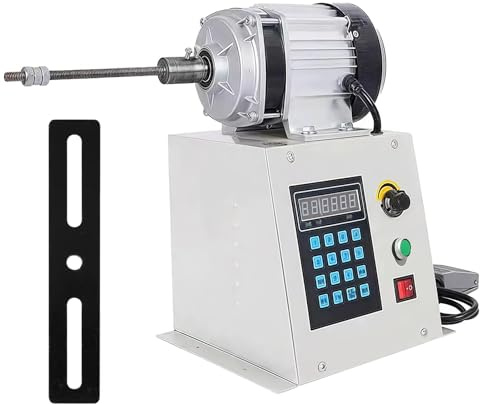 Automatic Coil Winding Machine, Digital Control Coil Winder with Stepless Speed Adjustable, Auto-stop & Reverse Rotation, Winding Tools for Motor Coil, Guitar Pickup Coils(500W)