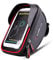 XPhonew Bike Handlebar Bag, Bicycle Phone Mount, Waterproof Cycling Frame Top Tube Pouch Pannier Bike Phone Holder Stand for iPhone 16 15 14 13 12 11 Pro Max XS 8 Plus Samsung Smartphones up to 6.5''