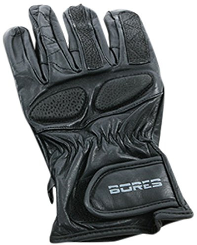 Bores Driver Motorradhandschuhe, Rindsleder, Schwarz, Größe 10