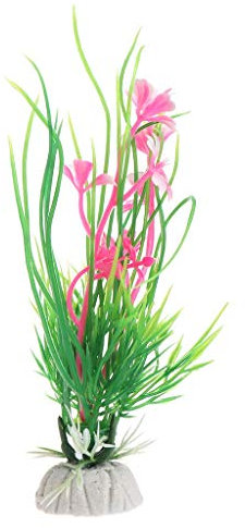 KOFUN Plantes artificielles en plastique pour aquarium Rose