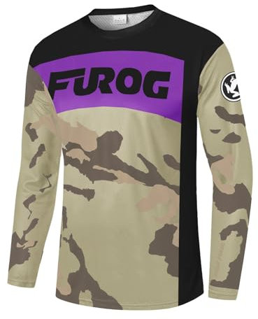 UGLY FROG Element Herren MX Motocross/Downhill Jersey Trikot Shirt Enduro Offroad Motorrad Erwachsene Motorräder Zubehör Kurz/Lang Ärmel SJF09