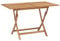 vidaXL Teak Gartentisch Klapptisch Balkontisch Holztisch Garten Esstisch Tisch