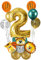 Jxuzh 2.Dschungel Geburtstag Dekoration Set Junge Dschungel Deko Luftballons 2 Jahre Kindergeburtstag Deko 2. geburtstag junge Kindergarten Safari Party geburtstagsdeko safari Urwald Party Geburtstag