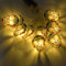 Halloween Laterne, 10LED Totenkopf Lichterketten Halloween Lichterketten für Festival Party Urlaub Dekoration Batteriebetrieben