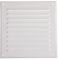 Sistemi di ventilazione 19,5 x 19,5 cm Copertura di ventilazione in metallo bianco Prese d'aria quadrate Copertura in rete Zanzariera integrata Prese d'aria HVAC per bagno, ufficio domestico, cucina