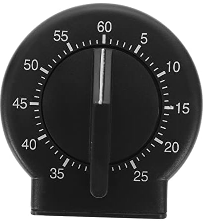 SOLUSTRE Mechanische Zeitschaltuhr 60-Minuten-Timer Küche Sound-down-Tools Countdown-zeitalarm Timer Zum Backen Von Kuchen Kochtopf Laute Glocke Backzeit Plastik Kind Anzahl Countdown-Timer