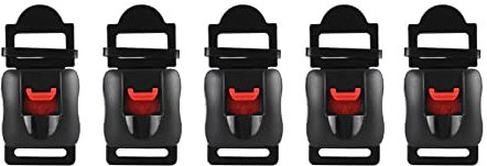 Hebilla Casco Moto Attache Rapide Casque Moto Attache Rapide Casque Moto Fibbia Per Casco Moto, 5 Pezzi Caschi Per Moto Speed Clip Cinturino Sottogola Fibbia A Sgancio Rapido Adatto Per Gancio Chius