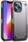 XD Designs Schutzhülle für iPhone 13/13 Pro/13 Pro Max, robust, militärisch, robust, stoßfest, staubdicht, harter Polycarbonat, robust, langlebig, Grau, 13 Pro 6,1 Zoll