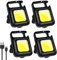 Funkprofi Mini COB Lampe de travail LED, 800 lumens Lampes de poche Lampes d'inspection Porte-clés 4 modes, Lampe de secours portable avec décapsuleur Lampe d'atelier étanche pour (4 pièce)
