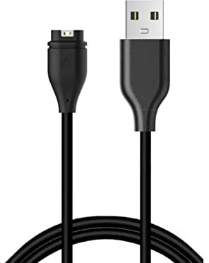 MYAYD Chargeur universel pour montres Garmin, câble de charge USB pour Garmin Fenix 5 5S 5X Plus, Forerunner 55/45/935/245, Approach S10 S40 S60 X10, Instinct, Venu 2 2S Sq, noir