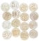 Colcolo 16 Pieces Toy Classification Labels Toy Storage Box Labels Circular Wooden Label Toy Bin Organization Labels for Playrooms