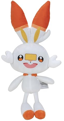 Bizak Pokemon 63228057 Offizieller Scorbunny Plüschtier 21 cm