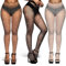 Sprinlot 3 Piezas Medias De Rejilla Para Mujer Brillante, Negro Tono Piel Blanco, Medias De Rejilla De Strass, Mujer Medias Brillantes, Medias Con Purpurina Para Mujer Sexy, Polainas Brillantes