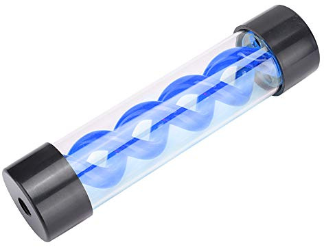 Yctze Wassertank 200 Mm mit G1 4-Gewinde für PC-Desktop-Computer, Kühlerzubehör, Resident Evil T-Virus-Spule für Motherboard, PC, Wasserkühltank, Wasserkühltank, G1 4-Gewinde,