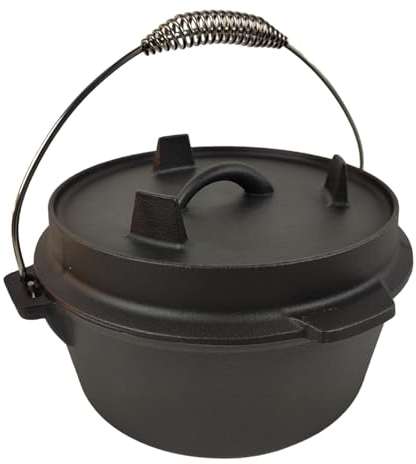 Dutch Oven Gusseisen 25x10cm 4,3 Liter Feuertopf