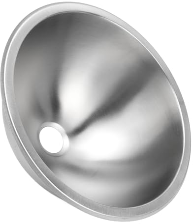 Bol D'évier pour Camping-Car, 12 Pouces Rond Évier Cuisine En Acier Inoxydable, Bol Simple Avec Sortie D'égout 40Mm pour Bateau, Caravane, Petit Lavabo à Main Encastré Lavabo Bain