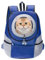 Zaino per Cani e Gatti Portatile, Traspirante, Regolabile Con Finestra - per Animali Fino a 3 kg (Blu)