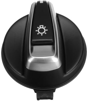 ALPGEN Auto Auto Vorderkopf Lichtschalter Drehknopf/Fit for BMW 1 E88 E82 E90 E91 3 X1 E84-Kopf-Licht-Lampen-Schalter-Steuerung Auto-Ersatzknopf