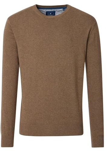 Redmond - Herren Pullover mit Rundhals-Ausschnitt (500), Größe:6XL, Farbe:Braun (302)