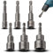 TXXATX Llave de Vaso Hexagonal 7-19 mm Taladro Magnetico 6 Piezas Juego de Llaves de Vaso Cambio Rápido 1/4 Pulgadas Llaves de Vaso para Taladro Atornilladores Inalámbricos Electric Screwdriver