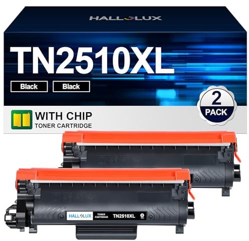 TN2510XL TN2510 XL Toner TN-2510 Kompatibel für Brother TN2510 XL Toner für Brother HL-L2400DW Toner HL-L2400DWE MFC-L2800DW MFC-L2835DW MFC-L2827DW DCP-L2660DW DCP-L2620DW DCP-L2627DW (2 Schwarz)