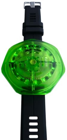 Siebeneck Call Signal Watch - Mechanischer Unterwasser-Signalgeber für Taucher – Akustisches Tauchzubehör ohne Batterie – Robuste & Rostfreie Kommunikation unter Wasser (Apple Green)