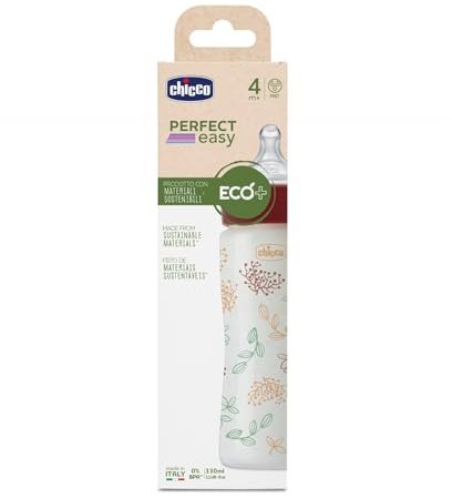 Chicco Flasche Perfect Easy Eco Polypropylen 330 ml Fast Silikon